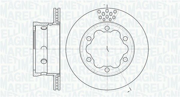 MAGNETI MARELLI Jarrulevy 361302040298